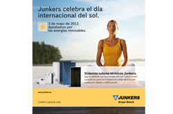 Junkers apoya el Día Internacional del Sol y promueve el uso de energías renovables