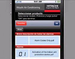 Hitachi ahora tiene una aplicación gratuita para servicios técnicos