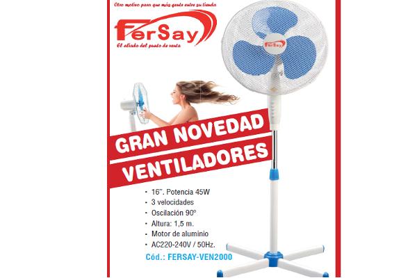 fersay refresca el verano con su nueva gama de ventiladores fersay refresca el verano con su nueva gama de ventiladores