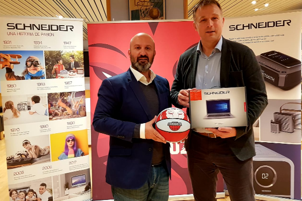 schneider consumer iberia nuevo patrocinador oficial del tecnyconta zaragoza durante la temporada 20182019 schneider consumer iberia nuevo patrocinador oficial del tecnyconta zaragoza durante la temporada 20182019