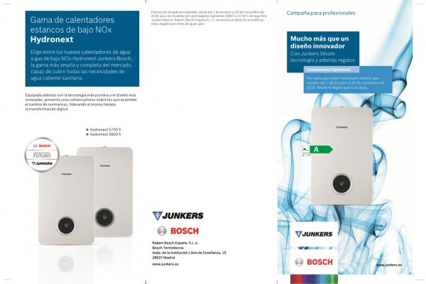 junkers premia la instalacin de calentadores con regalos tecnologa y bonificaciones de hasta 600 euros junkers premia la instalacin de calentadores con regalos tecnologa y bonificaciones de hasta 600 euros