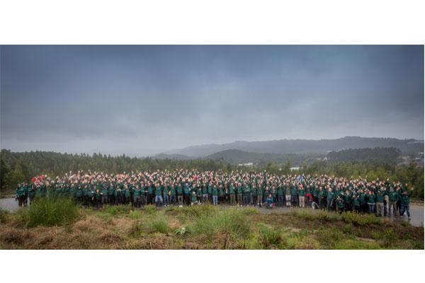 los empleados de lg iberia participan en la reforestacin de la maia los empleados de lg iberia participan en la reforestacin de la maia