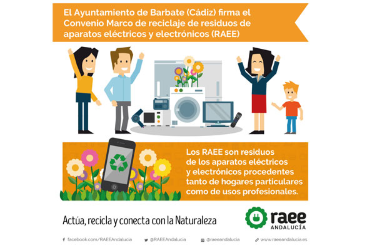 el ayuntamiento de barbate cdiz firma el convenio marco para el reciclaje de residuos de aparatos elctricos y electrnicos el ayuntamiento de barbate cdiz firma el convenio marco para el reciclaje de residuos de aparatos elctricos y electrnicos