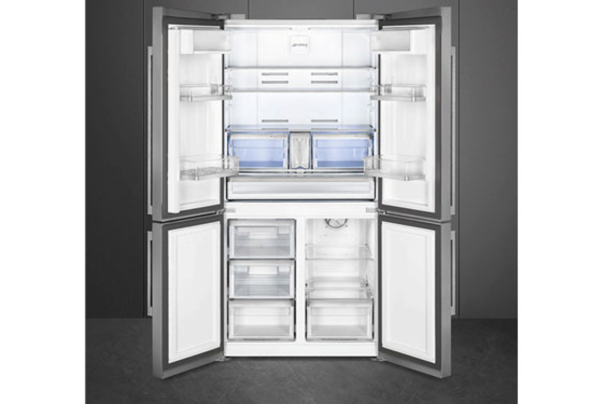 nuevo combinado de cuatro puertas con icemaker de smeg nuevo combinado de cuatro puertas con icemaker de smeg