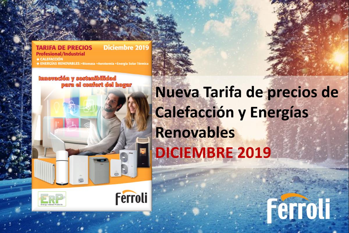 ferroli presenta su nueva tarifa de precios de calefaccin y energas renovables ferroli presenta su nueva tarifa de precios de calefaccin y energas renovables