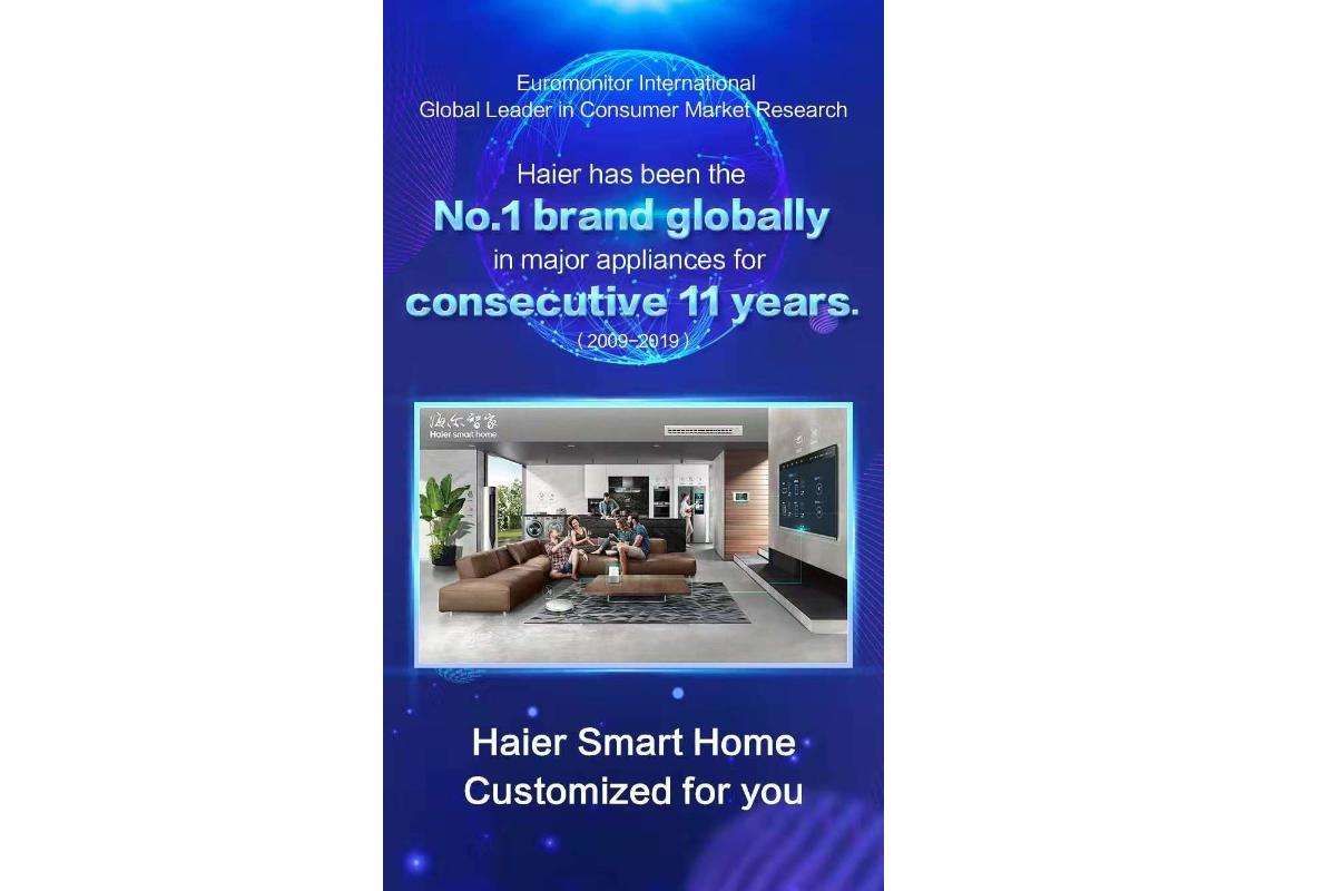 haier lder mundial en electrodomsticos por undcimo ao consecutivo haier lder mundial en electrodomsticos por undcimo ao consecutivo