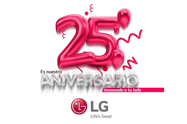 lg celebra su 25 aniversario en espaa con una promocin lg celebra su 25 aniversario en espaa con una promocin