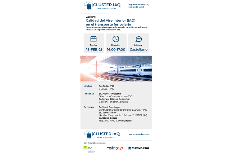 cluster iaq analiza la calidad del aire de los trenes en un webinar cluster iaq analiza la calidad del aire de los trenes en un webinar