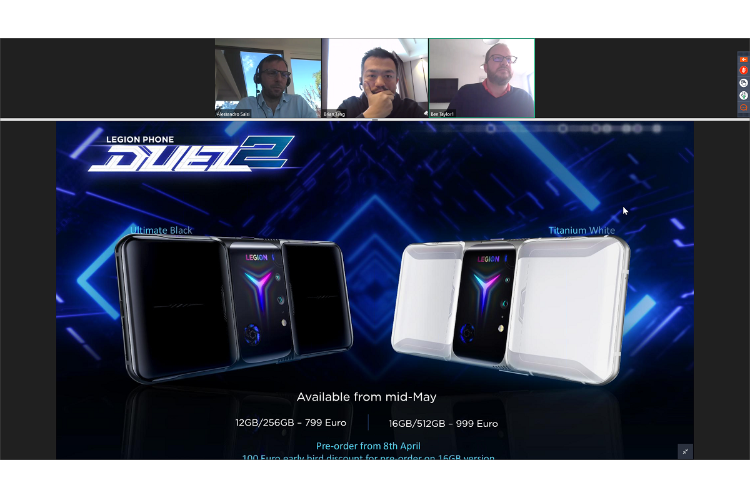 lenovo legion phone duel 2 el mvil gaming con doble ventilador y 8 teclas virtuales lenovo legion phone duel 2 el mvil gaming con doble ventilador y 8 teclas virtuales