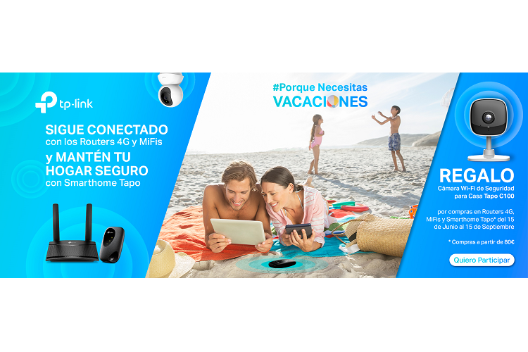 durante el verano sigue conectado en vacaciones con tplink durante el verano sigue conectado en vacaciones con tplink