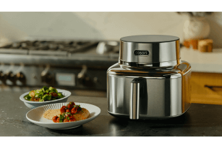 Descubre COSORI ICONIC Single, una freidora de aire de acero inoxidable