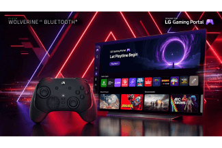 LG muestra en CES un mando de juego con Bluetooth de latencia ultrabaja 