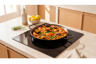 Cecotec estrena acabado mate y antiarañazos en una placa Flex Inducción para cocinar  paellas