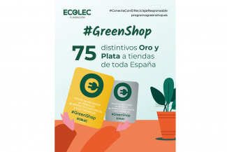 ECOLEC premiará a los 75 comercios #GreenShop más comprometidos con el reciclaje de RAEE