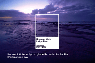 House of Moto Indigo, el color que marca el nuevo estilo de vida tecnológico junto a Pantone 