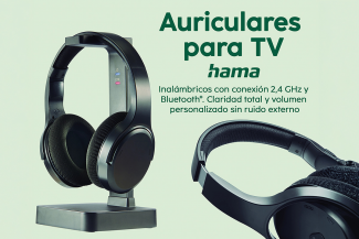 Versatilidad en los auriculares de Hama