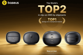 Baseus ocupa el puesto número 2 mundial en envíos de auriculares OWS clip-on 