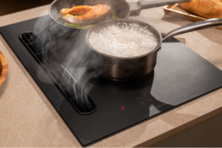 Cecotec presenta su nueva placa de dos fuegos con extractor integrado