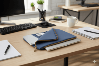 DOPPIO, de Tucano, la funda doble para llevar el portátil y accesorios o cuadernos