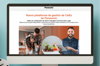 Panasonic Heating & Cooling Solutions lanza una nueva plataforma digital para facilitar la gestión de los Certificados de Ahorro Energético (CAE)