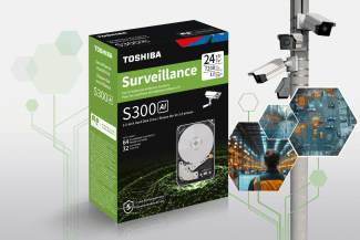 Toshiba lleva el disco duro para videovigilancia S300 AI al canal retail