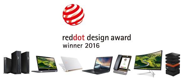 Acer logra siete premios Red Dot Product Design en 2016 | Electromarket