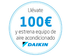 hasta 100 euros de descuento en la compra de un equipo de aire acondicionado daikin hasta 100 euros de descuento en la compra de un equipo de aire acondicionado daikin