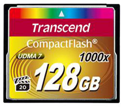 nueva tarjeta compactflash 1000x de transcend nueva tarjeta compactflash 1000x de transcend