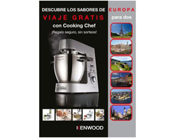 kenwood regala viajes por la compra de su cooking chef kenwood regala viajes por la compra de su cooking chef