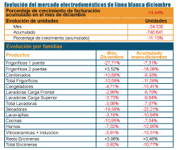 la lnea blanca cierra el 2011 con resultados negativos la lnea blanca cierra el 2011 con resultados negativos