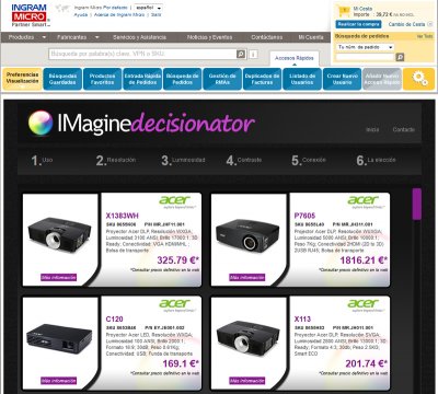 la divisin imagine de ingram micro crea el primer configurador de proyectores la divisin imagine de ingram micro crea el primer configurador de proyectores