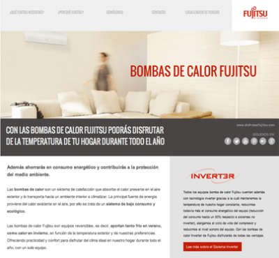 fujitsu aire acondicionado presenta un nuevo microsite para las bombas de calor fujitsu aire acondicionado presenta un nuevo microsite para las bombas de calor