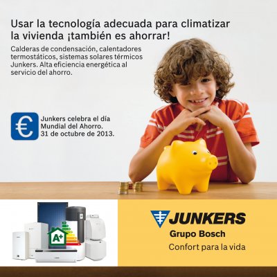 junkers aporta la tecnologa como una herramienta para el da mundial del ahorro junkers aporta la tecnologa como una herramienta para el da mundial del ahorro