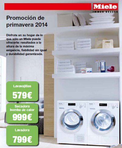 miele recibe la primavera con sus electrodomsticos al mejor precio miele recibe la primavera con sus electrodomsticos al mejor precio