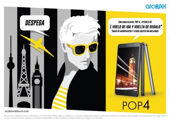 la nueva gama pop 4 de alcatel llega a espantildea con vuelo asegurado la nueva gama pop 4 de alcatel llega a espantildea con vuelo asegurado