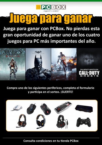 pcbox pone en marcha una promocin exclusiva para gamers pcbox pone en marcha una promocin exclusiva para gamers