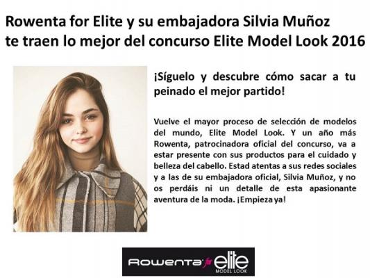 rowenta for elite y su embajadora silvia muntildeoz te traen lo mejor de elite model look 2016 rowenta for elite y su embajadora silvia muntildeoz te traen lo mejor de elite model look 2016