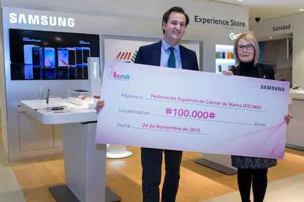 samsung hace entrega a fecma de un cheque simboacutelico de 100000 eurosnbsp samsung hace entrega a fecma de un cheque simboacutelico de 100000 eurosnbsp