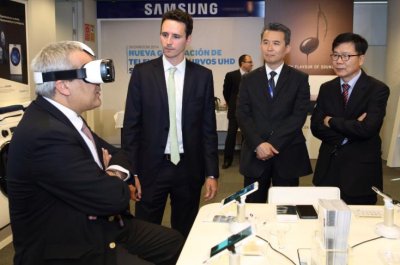 samsung recibe visit